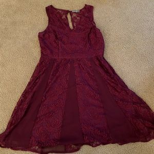 Charlotte Russe Maroon dress